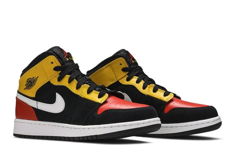 Krossovki-Nike-Air-Jordan-1-Mid-SE-GS-Amarillo-Team-Orange-7