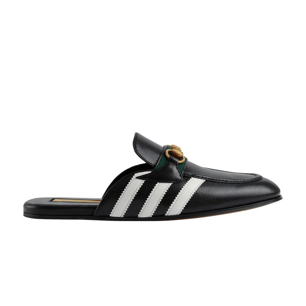 Кроссовки Adidas x Gucci Horsebit Slipper 'Black'