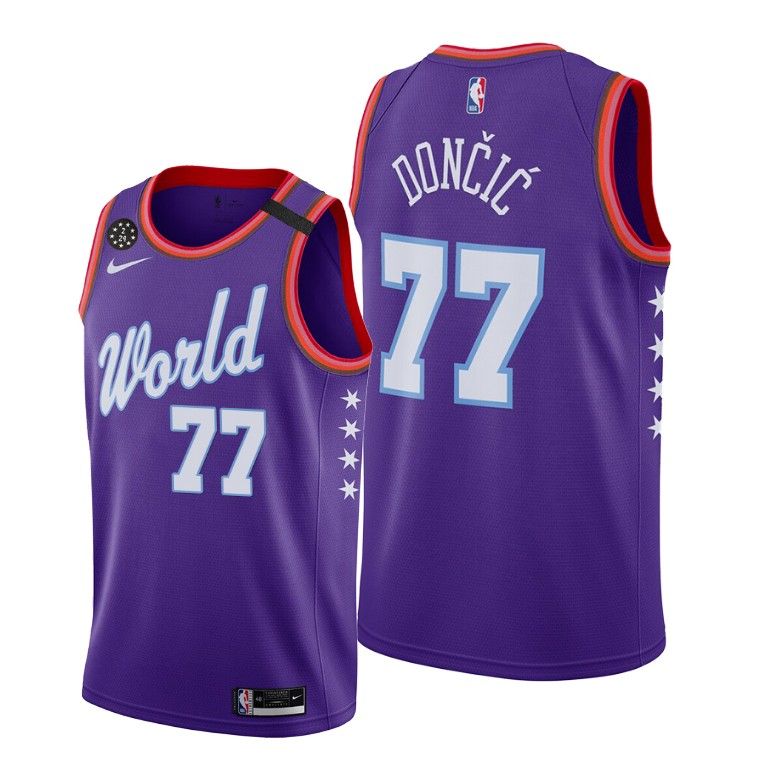 2020-Mavericks-Luka-Doncic-77-NBA-Rising-Star-World-Team-Purple-Jersey