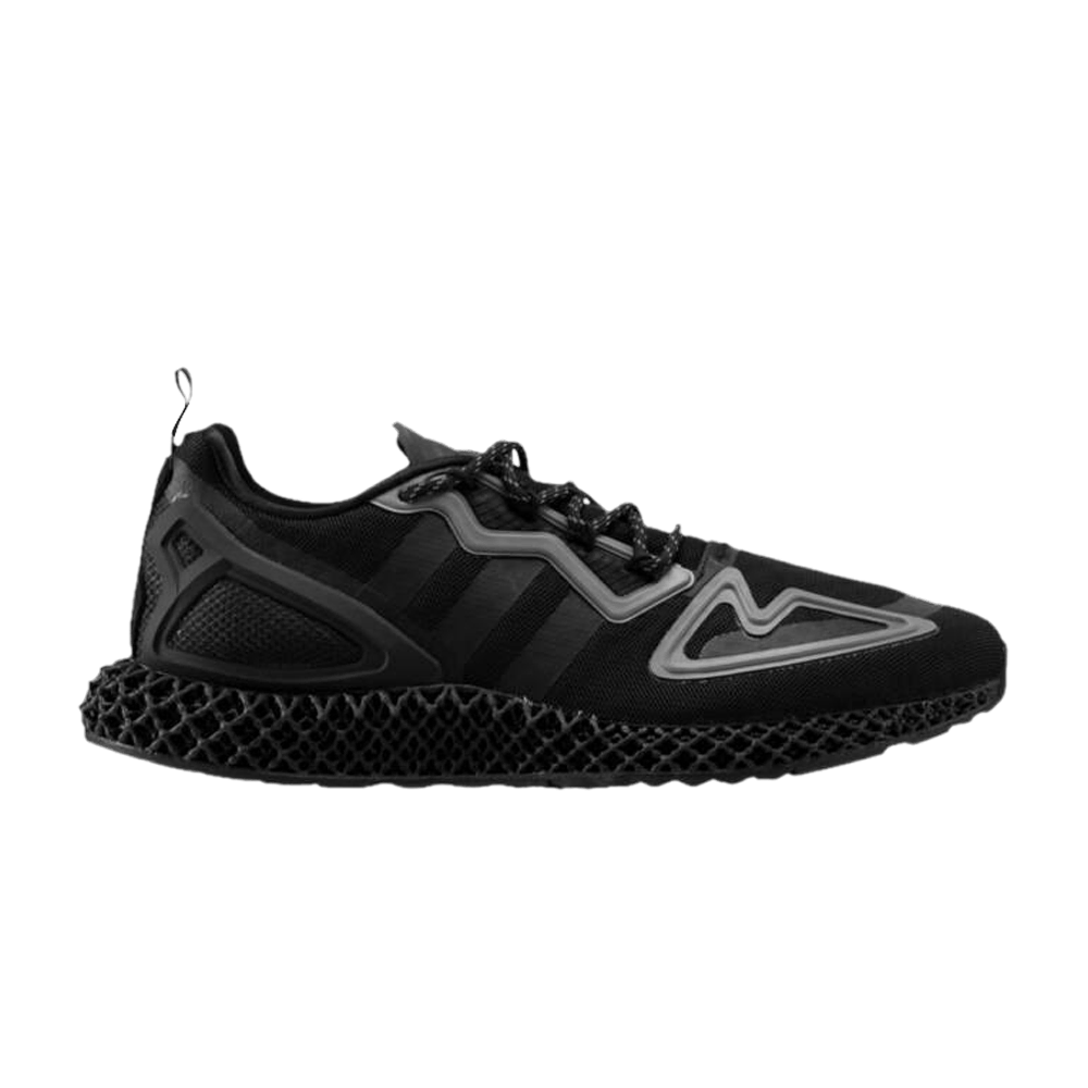 Кроссовки Adidas ZX 2K 4D 'Triple Black' Sample