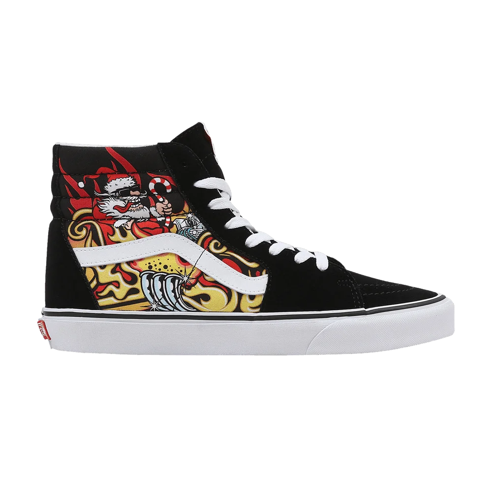Vans Sk8-Hi 'Santa Flame - Black'