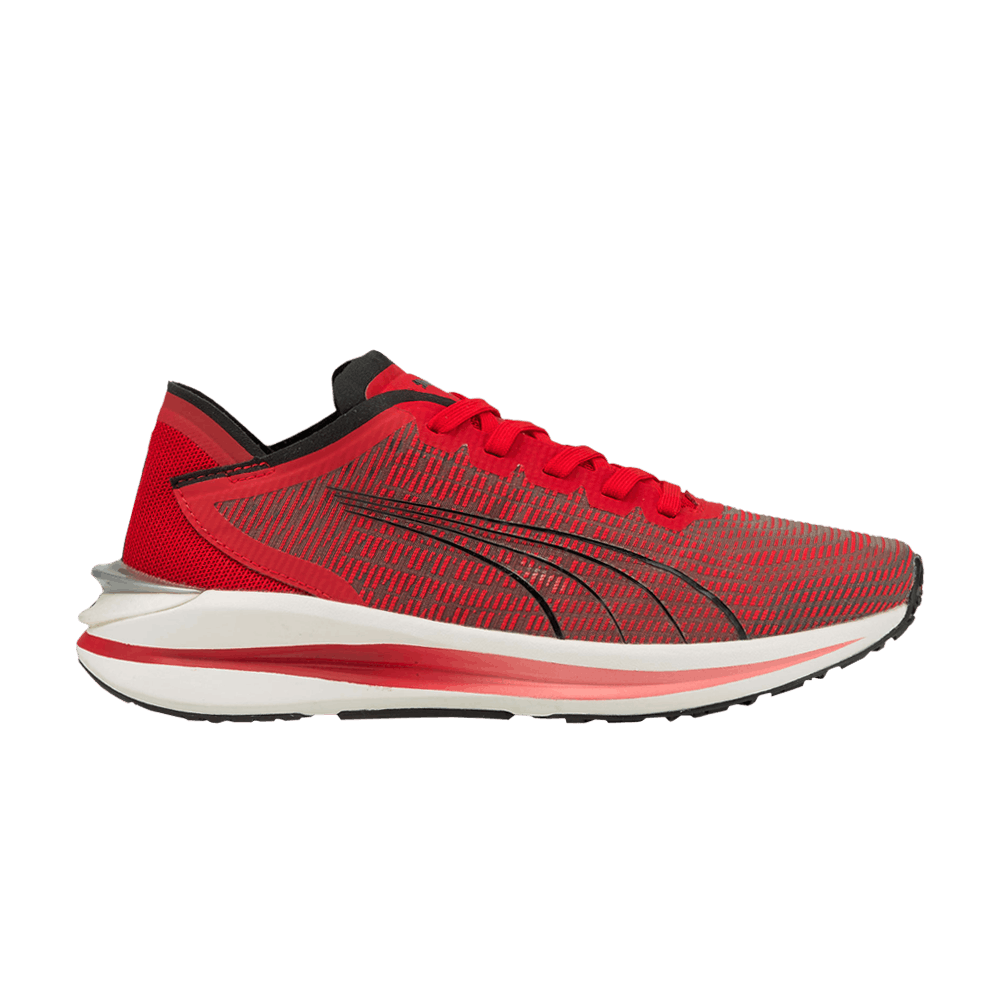 Кроссовки Puma Electrify Nitro Jr 'High Risk Red Black'