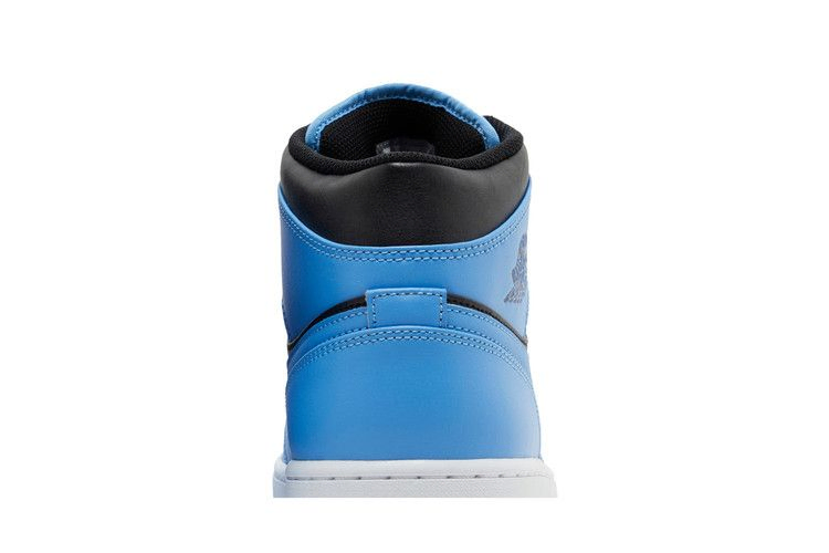 Кроссовки Air Jordan 1 Mid 'University Blue Black'