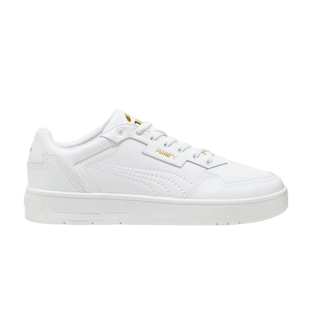Krossovki-Puma-Court-Classic-Lux-White-Gold