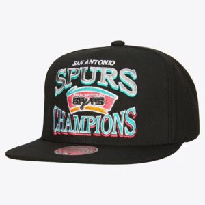 Mitchell-Ness-Black-San-Antonio-Spurs-Hardwood-Classics-Champions-Era-Snapback-Hat-300x300