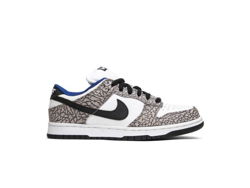 Кроссовки Supreme x Nike Dunk Low Pro SB White Cement
