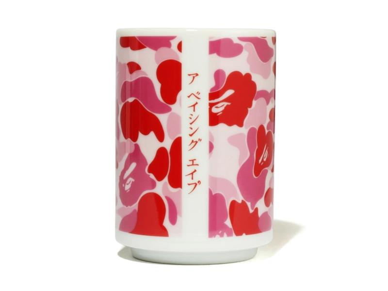 Кружка BAPE ABC Camo Japanese Tea Cup Pink