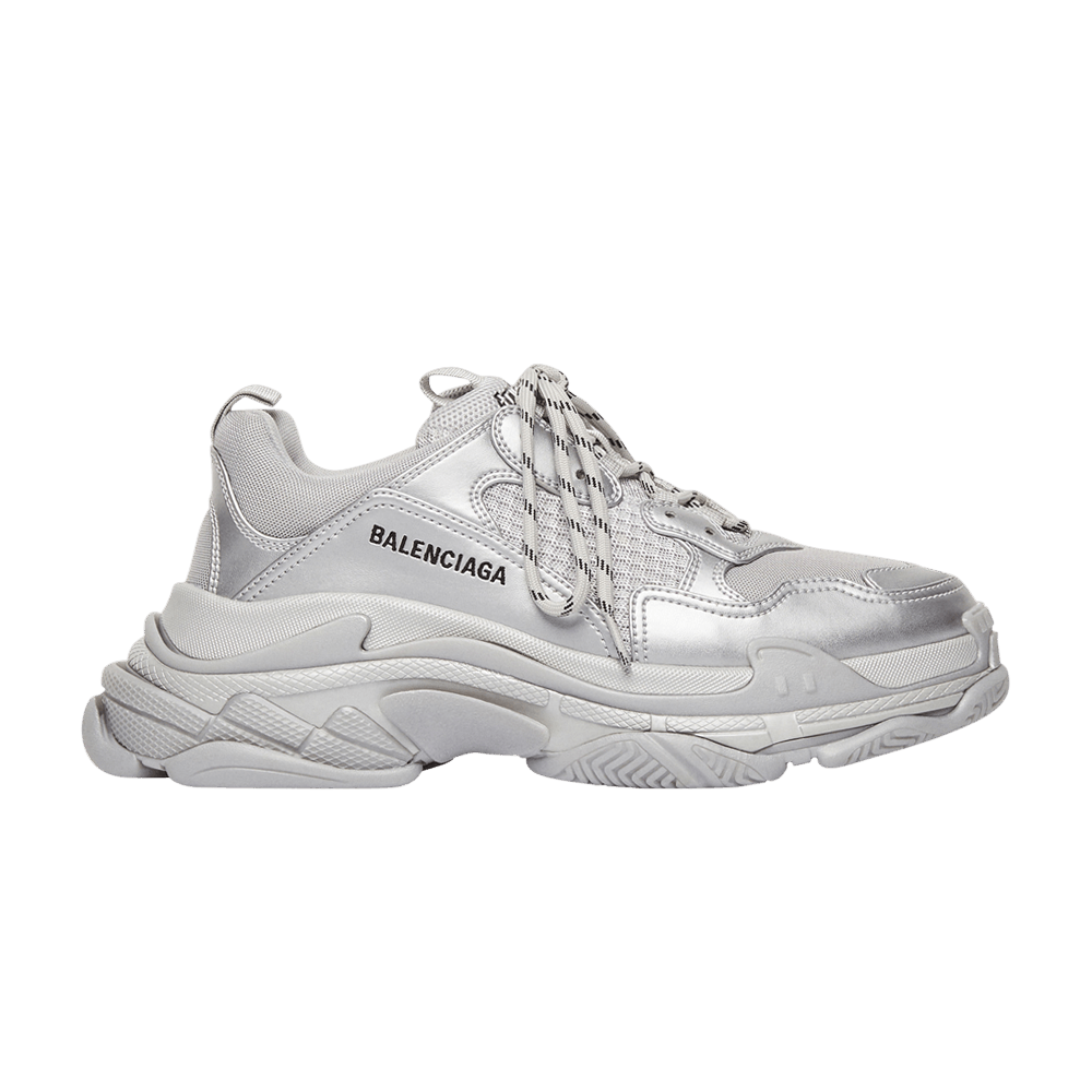 Кроссовки Balenciaga Triple S Sneaker 'Silver Metallic'