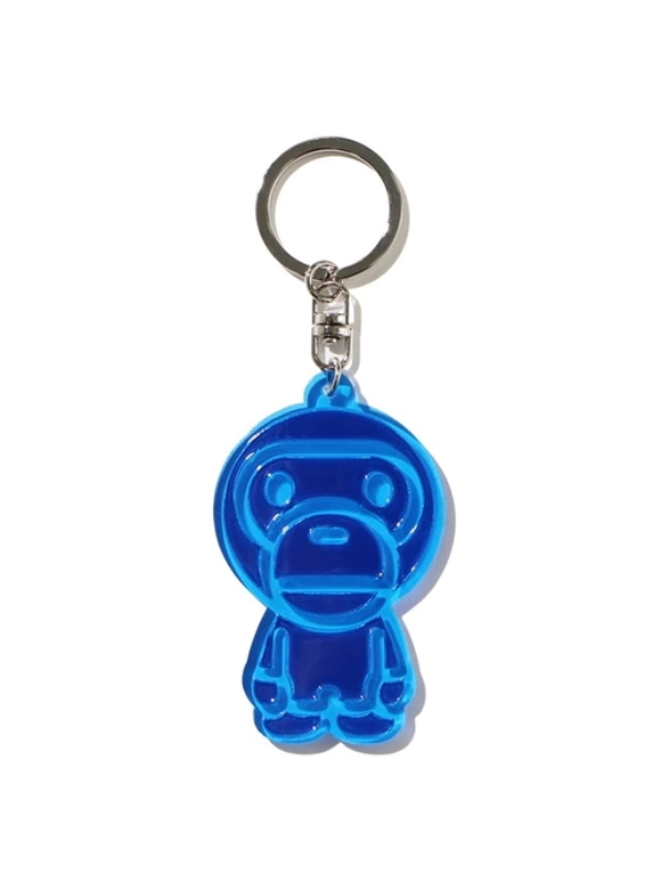 BAPE-Baby-Milo-Reflective-Keychain-Navy-1