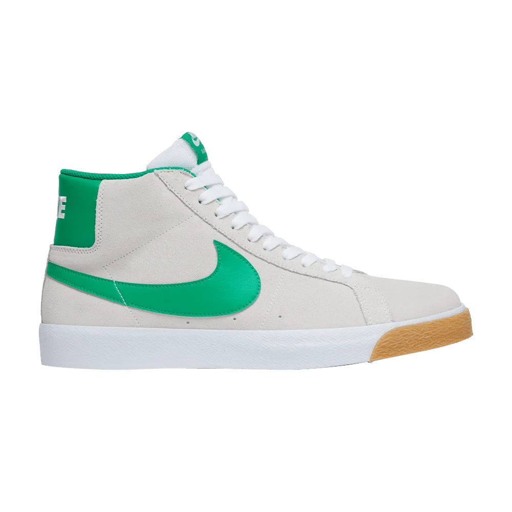 Krossovki-Nike-Zoom-Blazer-Mid-SB-White-Lucky-Green