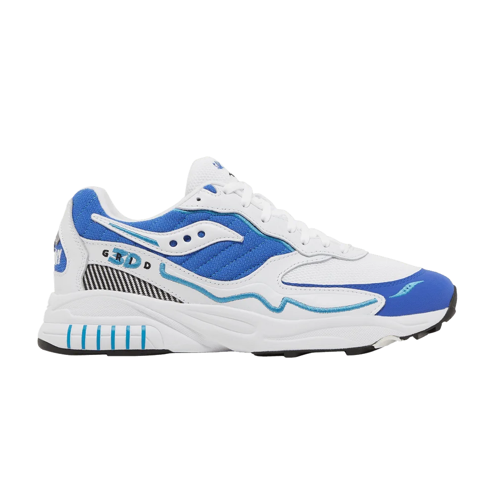 Кроссовки Saucony 3D Grid Hurricane 'White Royal'