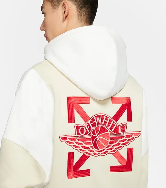 Худи OFF-WHITE x Jordan Hoodie White
