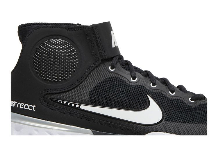 Кроссовки Nike Alpha Huarache Elite 3 Mid 'Black Light Smoke Grey'