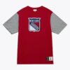 Mitchell-Ness-Red-New-York-Rangers-Color-Blocked-T-Shirt-100x100