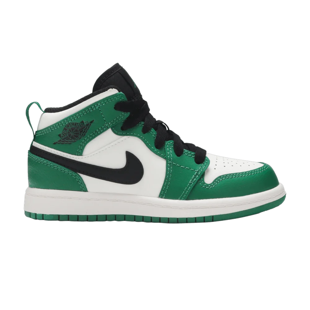 Krossovki-Air-Jordan-1-Mid-SE-PS-Pine-Green