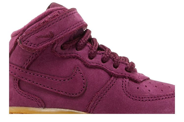 Кроссовки Nike Force 1 Mid WB TD 'Bordeaux'