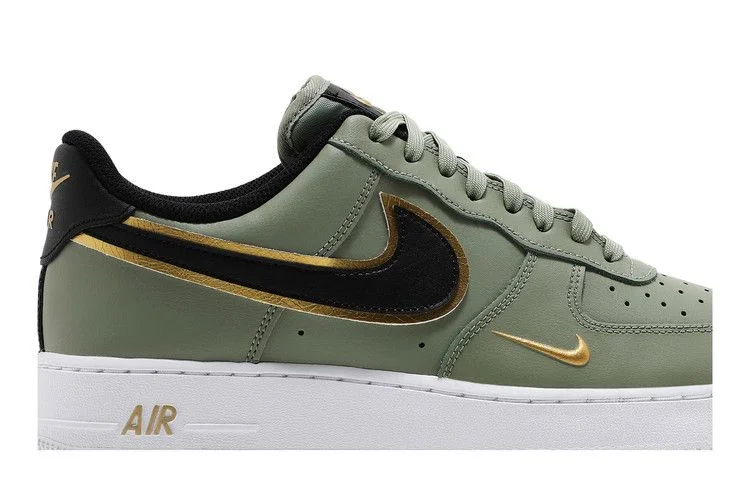 Кроссовки Nike Air Force 1 '07 LV8 'Metallic Swoosh Pack - Oil Green'