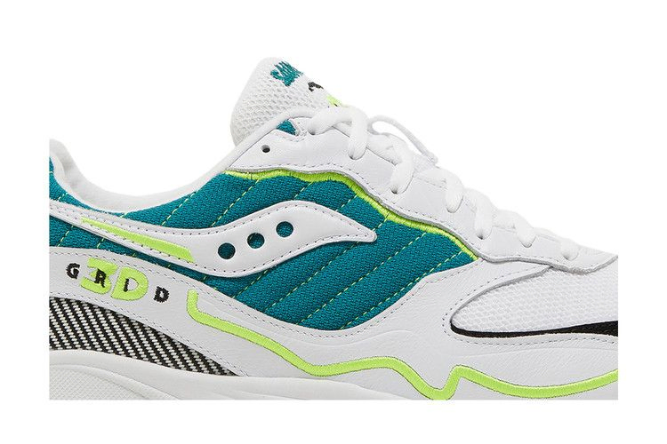 Кроссовки Saucony 3D Grid Hurricane 'White Green'