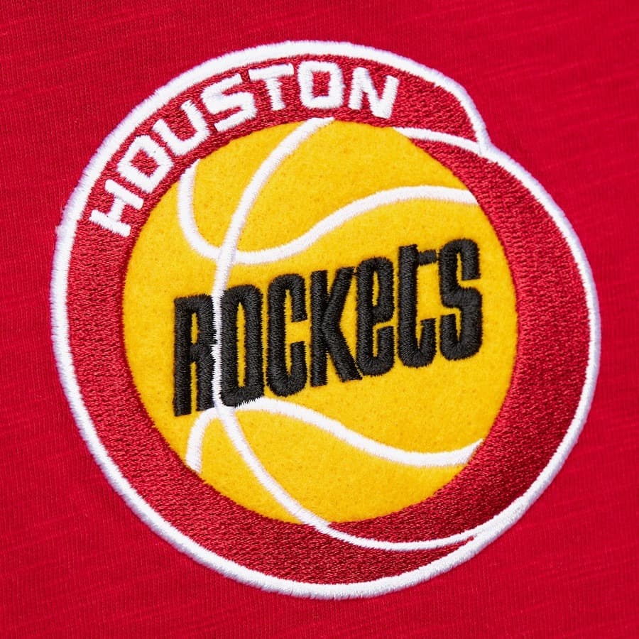 Футболка Mitchell & Ness Red Houston Rockets Vintage Logo Legendary Slub T-Shirt