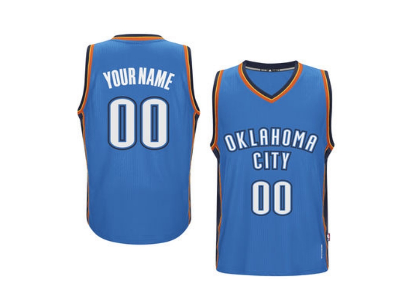 Баскетбольная форма Oklahoma City Thunder Uniform Custom