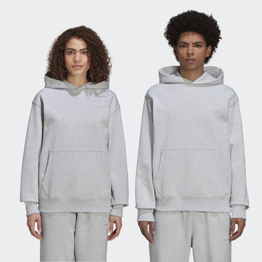 Худи adidas Pharrell Williams Basics Hoodie Light Grey Heather