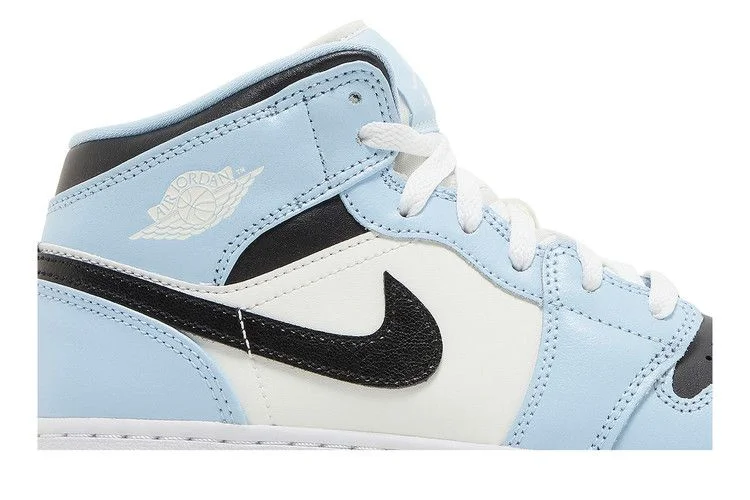 Кроссовки Air Jordan 1 Mid GS 'Ice Blue'