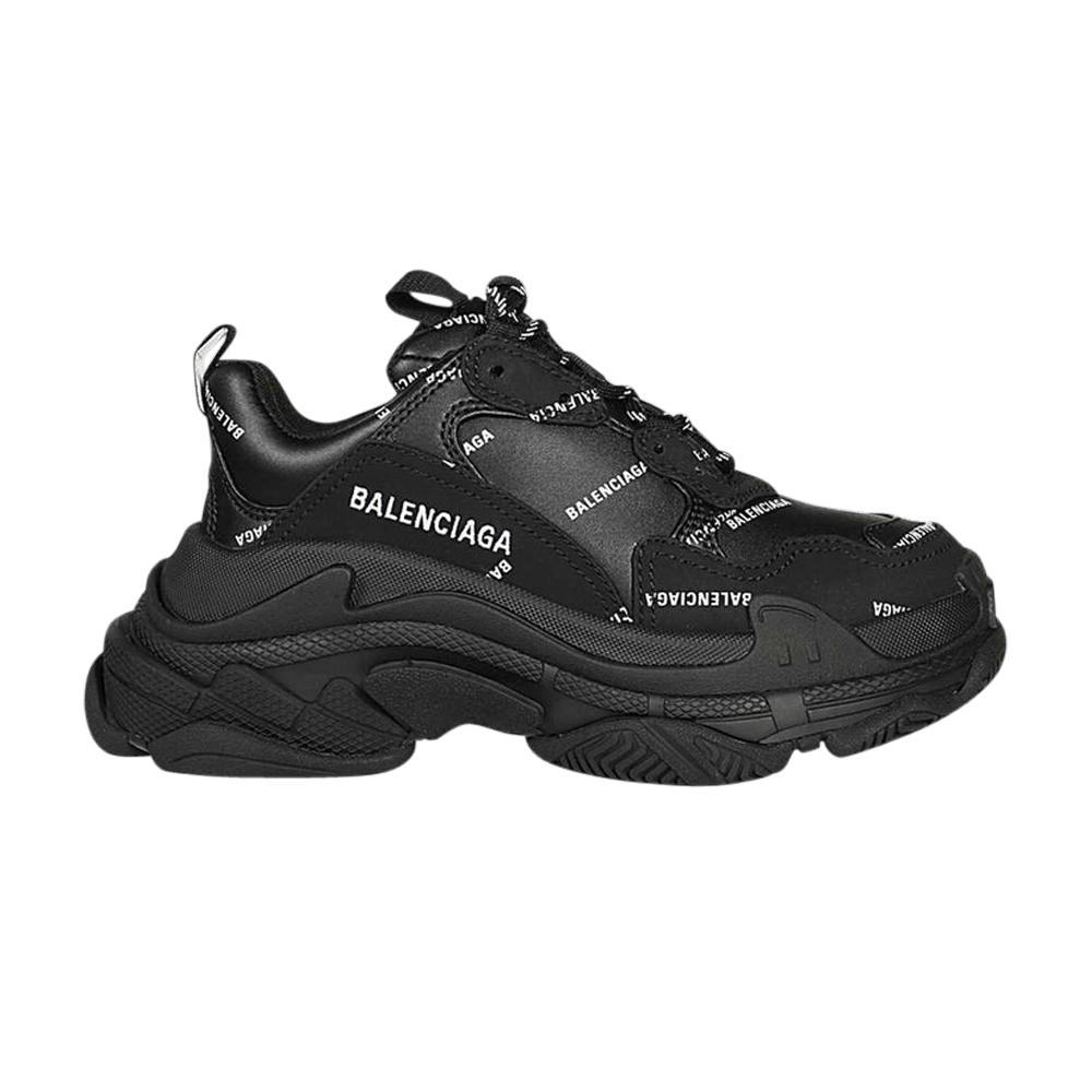 Кроссовки Balenciaga Wmns Triple S Sneaker 'Black Logo'