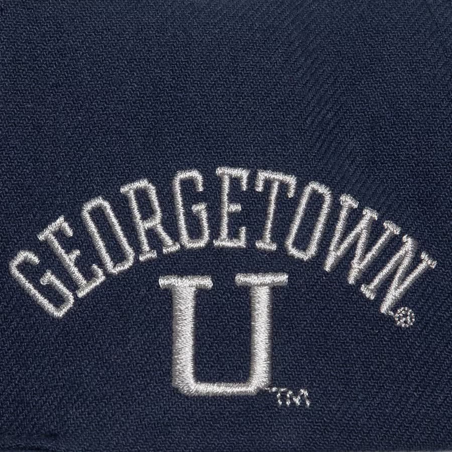 Бейсболка Mitchell & Ness Navy Georgetown Hoyas Just Don Team Vault Snapback Hat