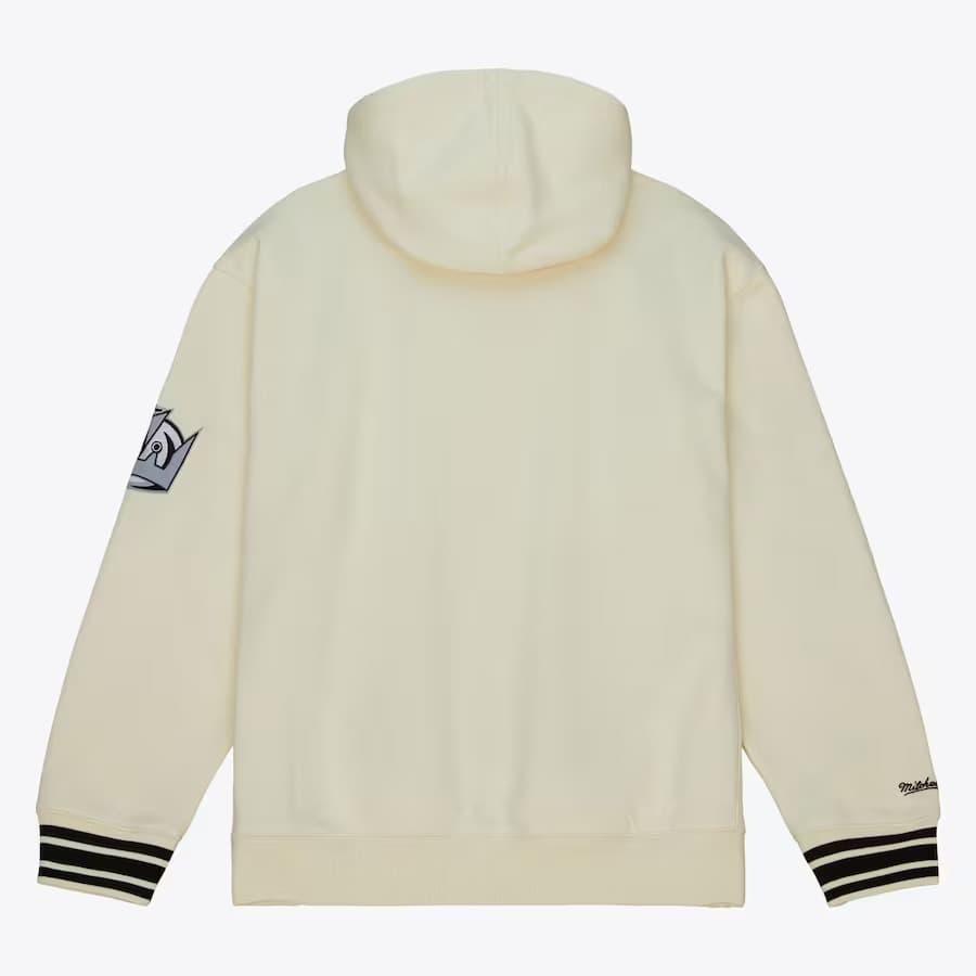 Худи Mitchell & Ness Cream Los Angeles Kings Chainstitch Heavyweight Pullover Hoodie