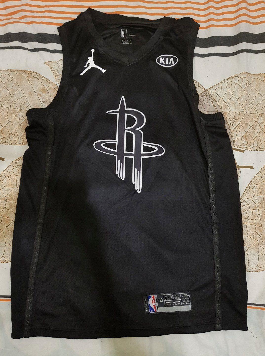 Баскетбольная джерси 2018 All-Star Rockets James Harden #13 Black Swingman Jersey