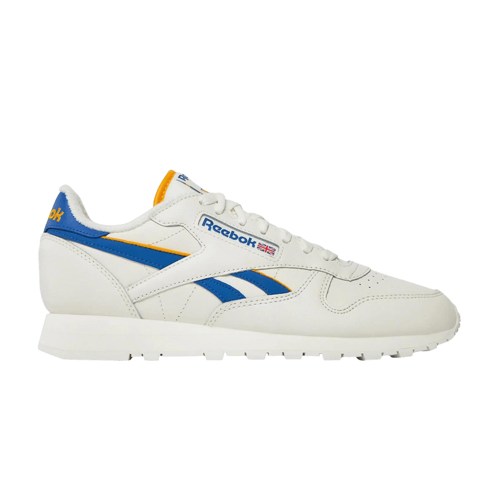 Кроссовки Reebok Classic Leather 'Chalk Vector Blue Gold'