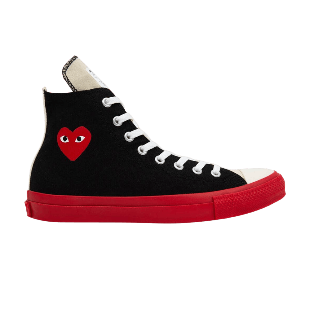 Кроссовки Comme des Garçons Play x Converse Chuck Taylor All Star High 'Black Red'