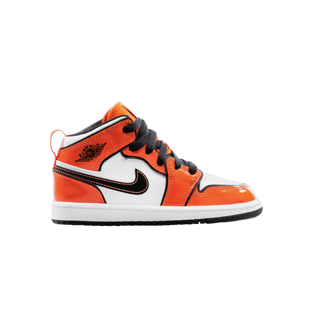 Кроссовки Air Jordan 1 Mid SE PS 'Turf Orange'