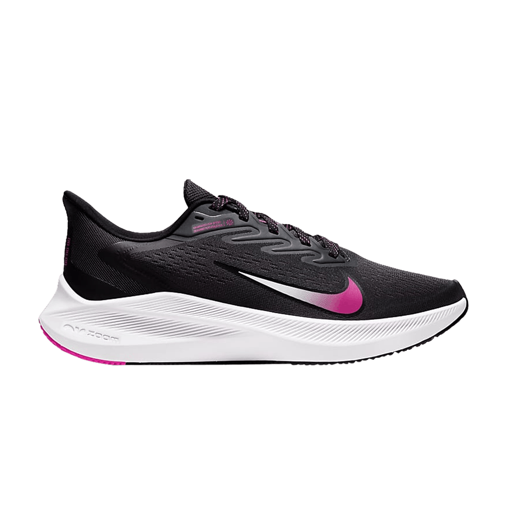 Кроссовки Nike Wmns Air Zoom Winflo 7 'Dark Smoke Grey Fire Pink'