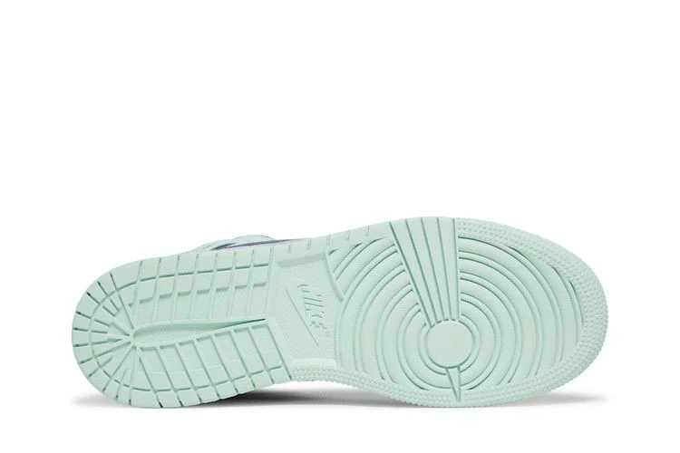 Кроссовки Air Jordan 1 Mid GS 'Blue Mint'