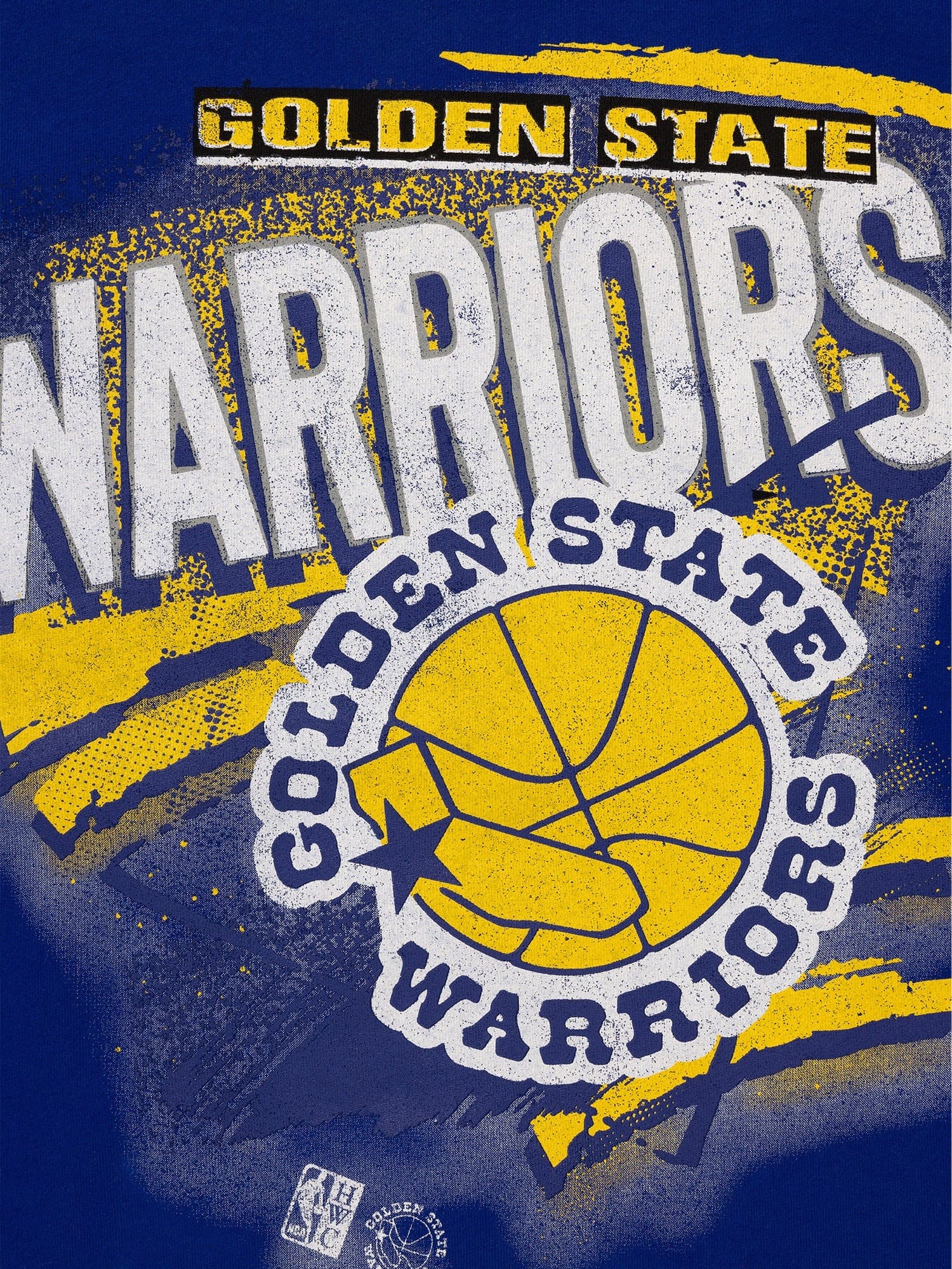 Футболка Mitchell & Ness Golden State Warriors Vintage Abstract NBA Crewneck