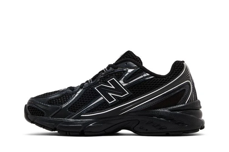 Кроссовки New Balance 740 Big Kid Wide 'Black Silver Metallic'