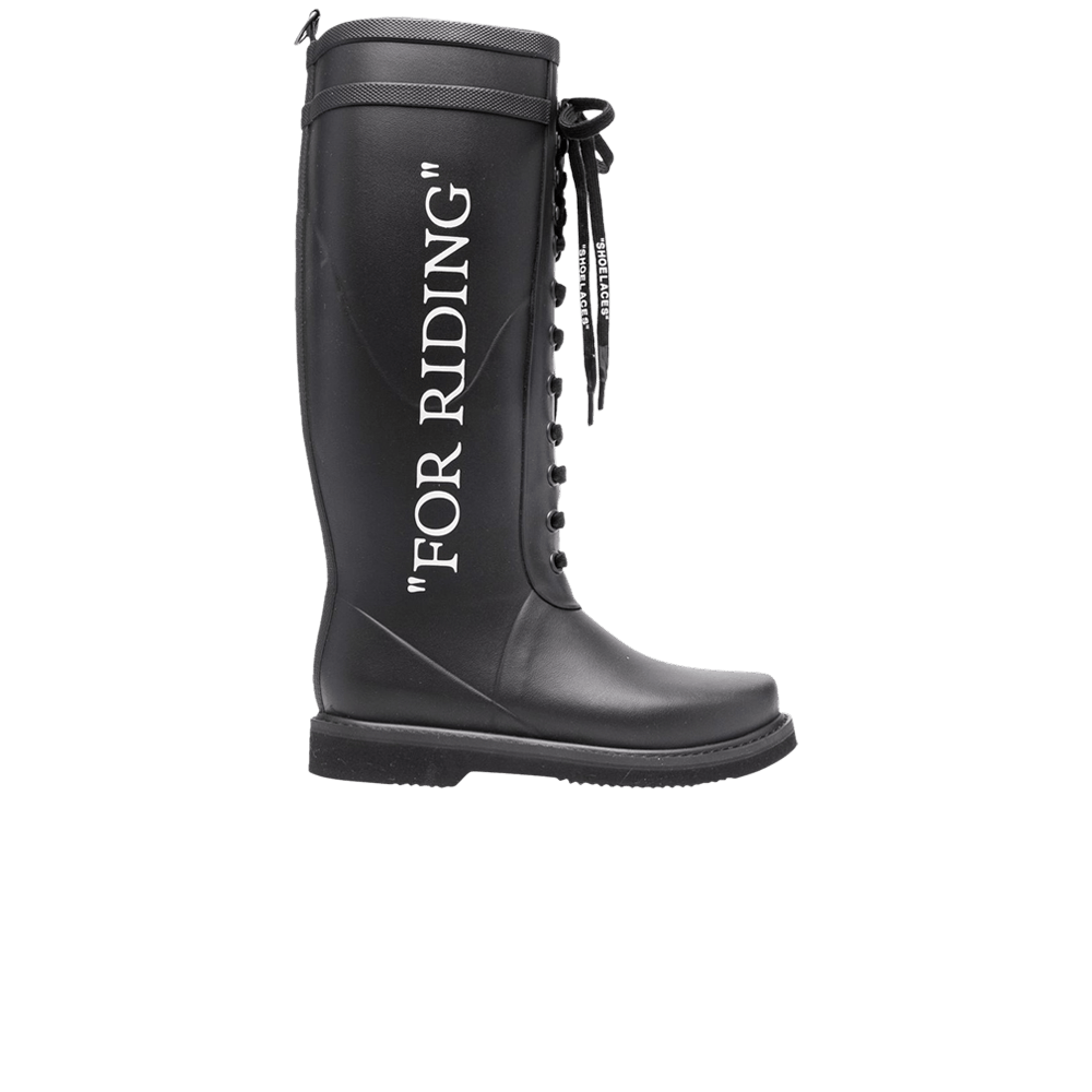 Кроссовки Off-White Wmns Rubber Boot 'For Riding - Black'