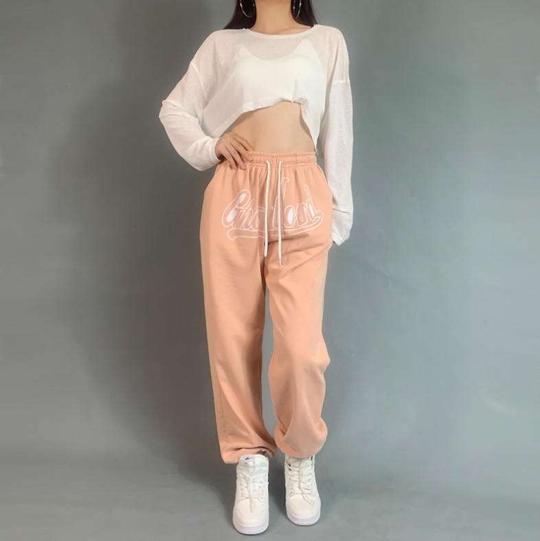 2021-Ghostland-Hip-hop-Style-Sweatpants-Navy-Coral-9