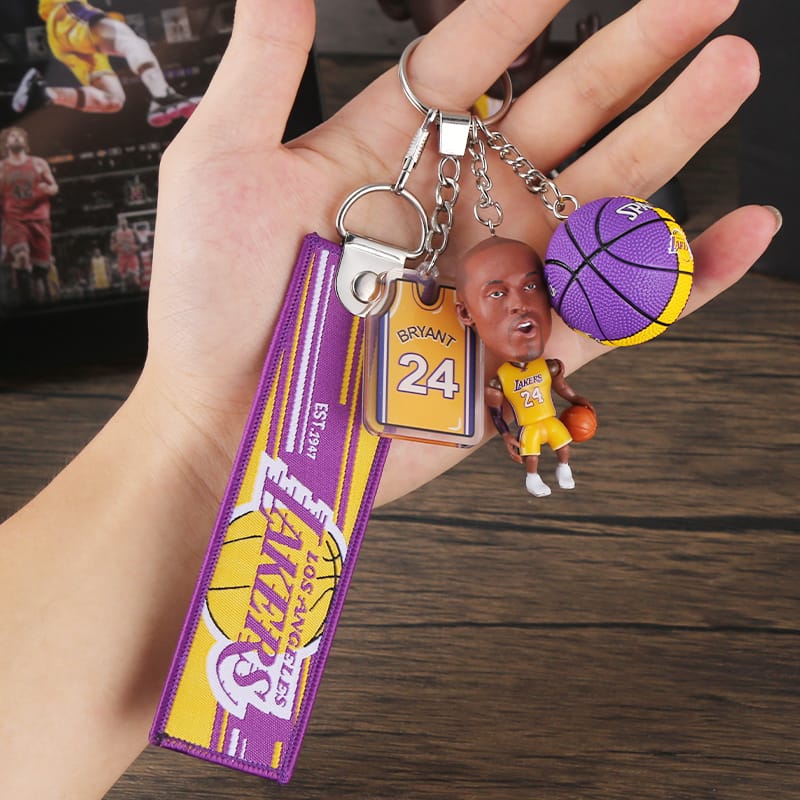 Брелок для ключей Jinduo Kobe Lakers Player Keychain