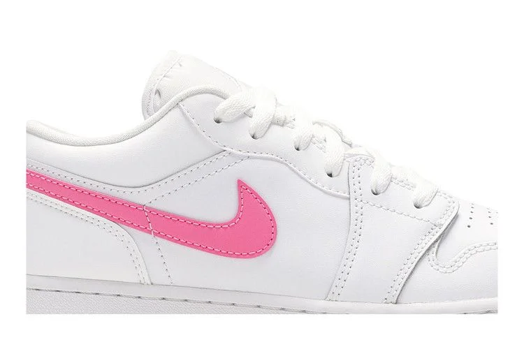 Кроссовки Air Jordan 1 Low GS 'White Neon'