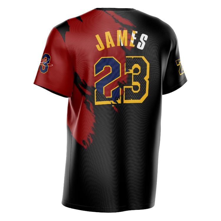 DPOY-Lakers-James-23-Fast-Dry-T-shirt-3