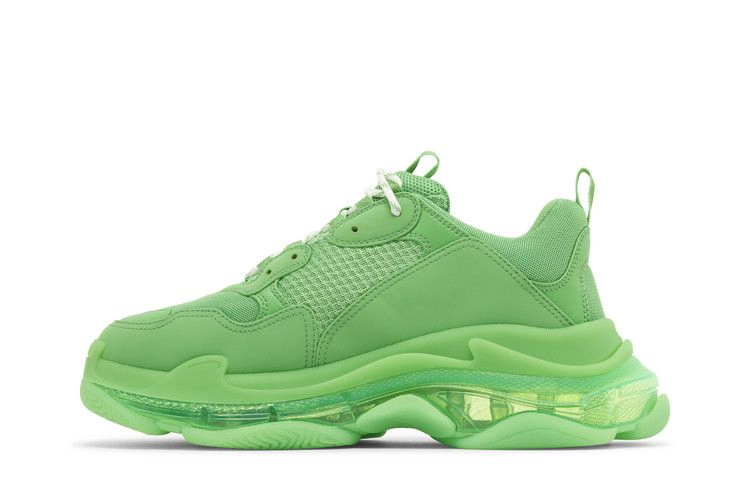 Кроссовки Balenciaga Triple S Sneaker 'Clear Sole - Green'
