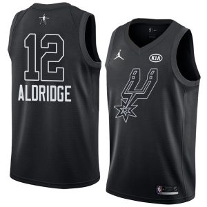 2018-All-Star-Spurs-LaMarcus-Aldridge-12-Black-Swingman-Jersey-300x300