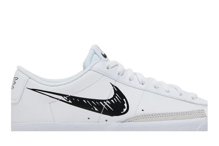 Кроссовки Nike Blazer Low '77 GS 'Sketch - White Black'