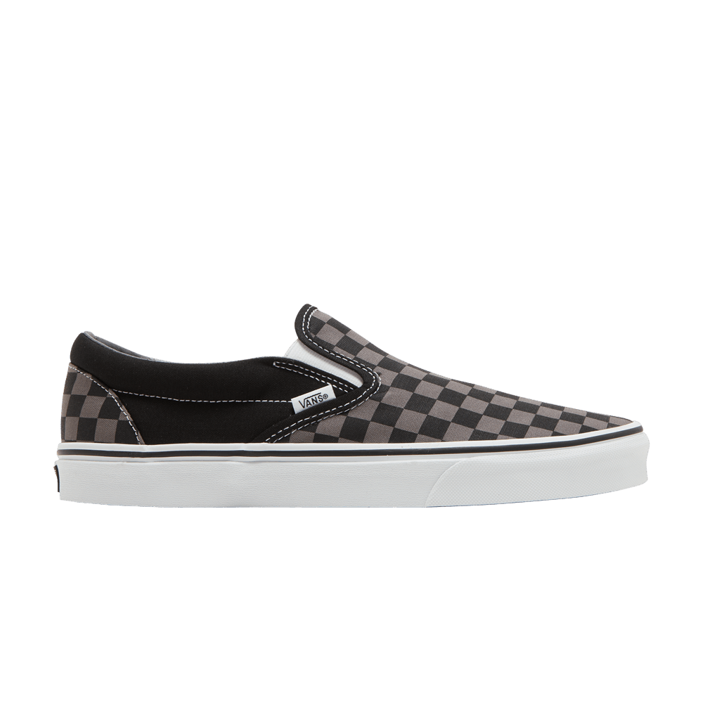 Кроссовки Vans Classic Slip-On 'Checkerboard Black Pewter'