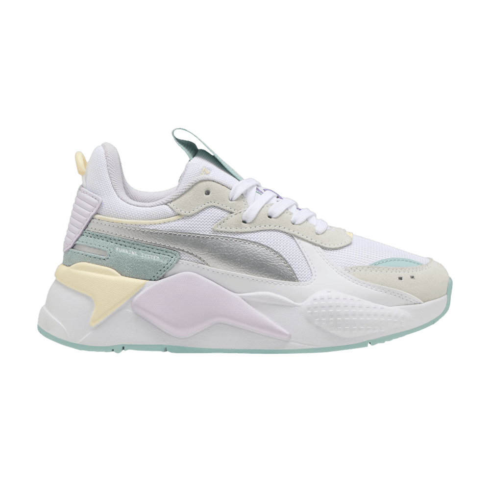 Кроссовки Puma RS-X Metallic Big Kid 'White Silver Mint'