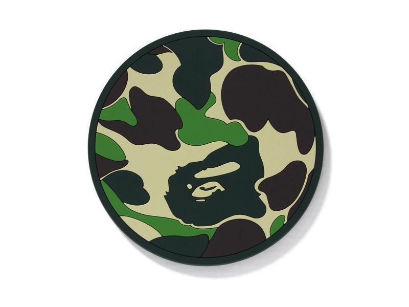 Костер BAPE ABC Camo Rubber Coaster Green