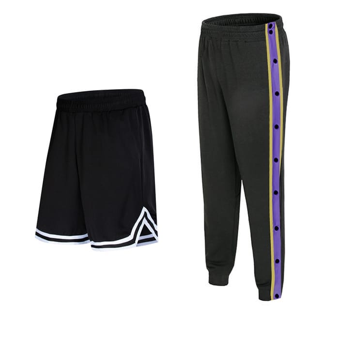 Баскетбольные шорты Daiong Purple Stripe Pants Set
