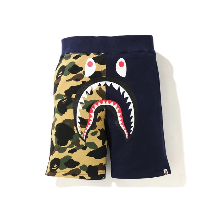 Спортивные шорты BAPE Shark Sweat Shorts (SS21) Navy